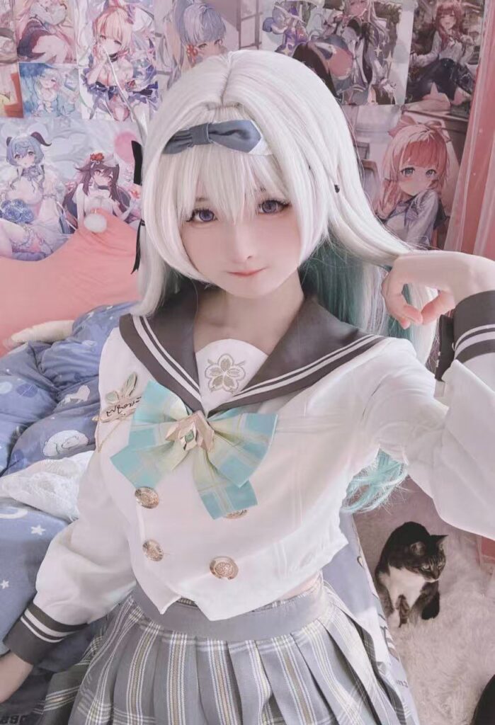 图片[6]-xi呆呆擦边福利姬，套图欣赏，有一说一真是又白又嫩看着是真水润呀~我觉得大家肯定都得喜欢，只不过视频有点短，但是好在视频比较多~这个品质的写真真的很少见了，不到30张图片供大家欣赏，这个绝对的算得上是一流！-SS网红科技